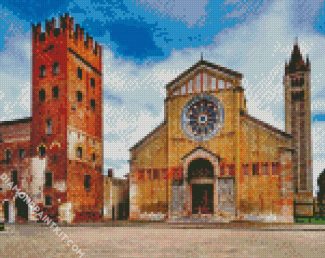 Basilica Di San Zeno Maggiore Verona diamond painting