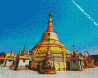 Botataung Kyaik Dae Ap Sandaw Pagoda Yangon diamond painting