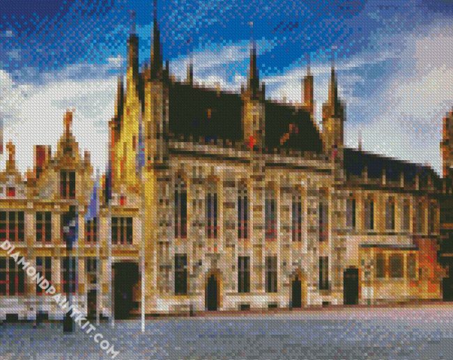 Bruges City Hall Burges diamond painting