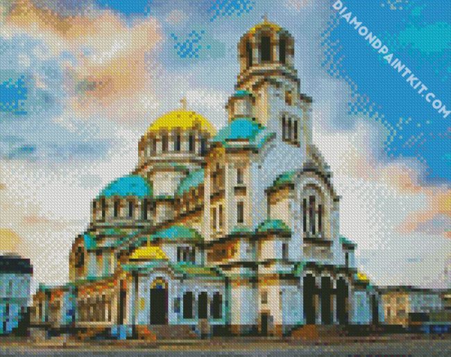 Bulgaria Saint Alexander Of Neva Patriarch s Cathedral diamond painting