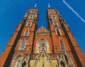 Cathedral Of St John The Baptist Wroclaw diamond painting