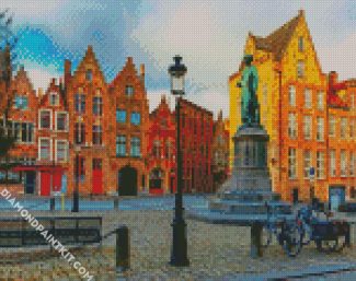 Jan Van Eyck Square Bruges diamond painting