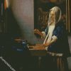 Johannes Vermeer Woman Holding a Balance diamond painting