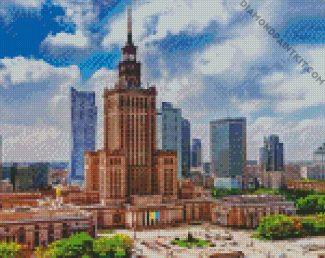 Palace Of Culture And Science Warsaw diamond painting
