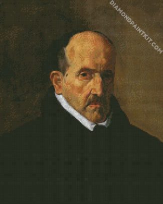 Portrait Of Don Luis De Gongora Velazquez diamond painting