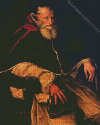 Portrait Of Pope Paul III Tiziano diamond painting