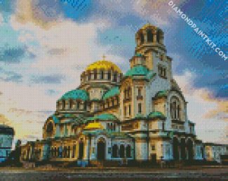Saint Alexander Of Neva Patriarch s Cathedral Bulgaria diamond painting