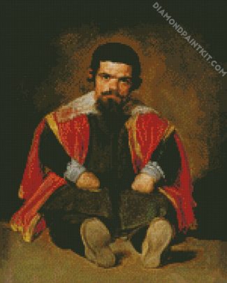 Sebastian De Morra By Velazquez diamond painting