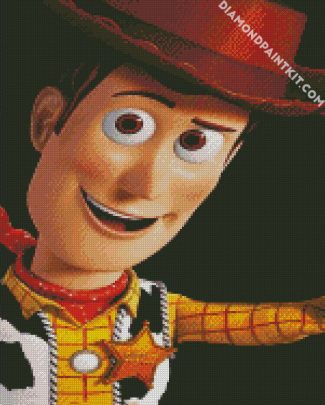 Sheriff Woody From Toy Story diamond painting