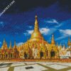 Shwdagon Pogoda Yangon diamond painting