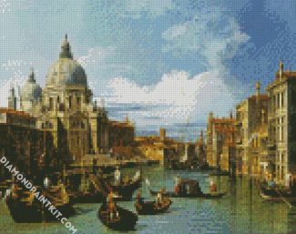 The Entrance To The Grand Canal Venice Canaletto diamond painting