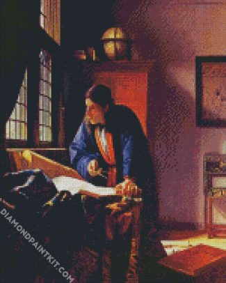 The Geographer Vermeer diamond painting