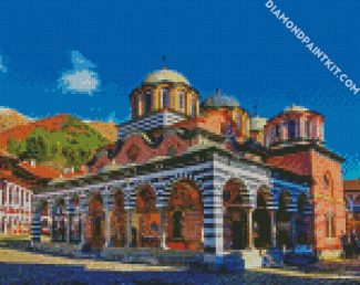 The Monastery Of Saint Ivan Of Rila Bulgaria diamond painting