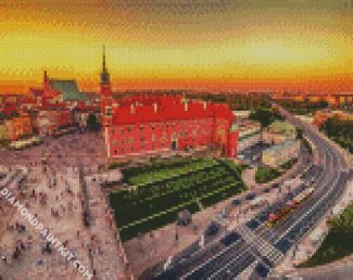 The Royal Castle In Warsaw diamond painting