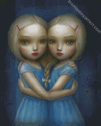 Twins Girls diamond painting