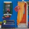 Aesthetic Case Colorate Burano Italy diamond painting