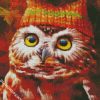 Aesthetic Brown Owl diamond painting