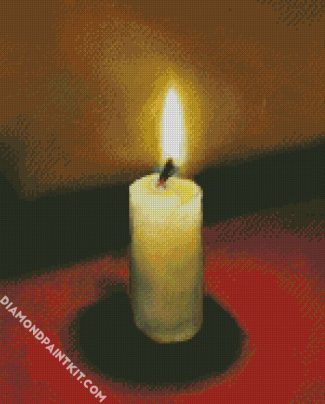 Aesthetic Lonely Candle diamond painting