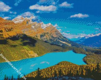 Canada Peyto Lake diamond painting