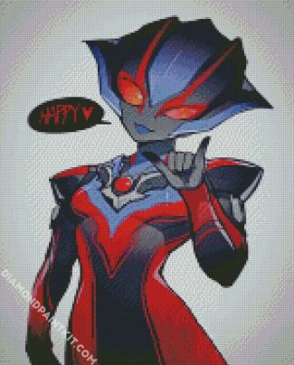 Happy Ultraman diamond painting