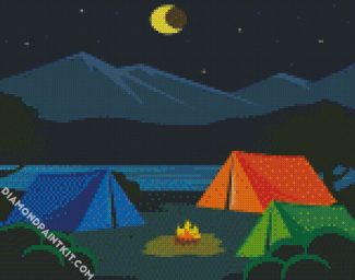 Night Camping diamond painting
