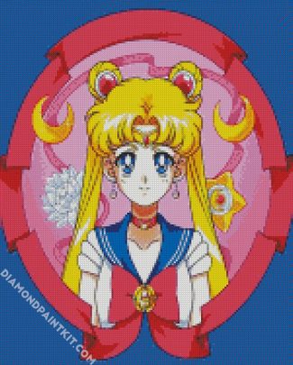 Sailor Moon Tsukino diamond painting