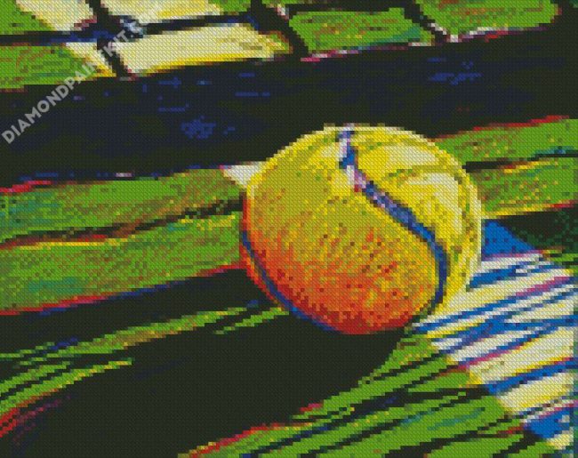 Tennis Ball diamond painting