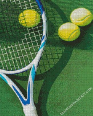 Tennis Balls diamond painting