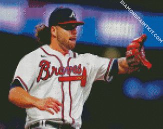 The Baseball Player Jacob Webb Atlanta Braves diamond painting