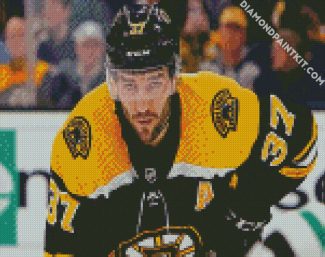 The Ice Hockey Player From Bruins Team diamond painting