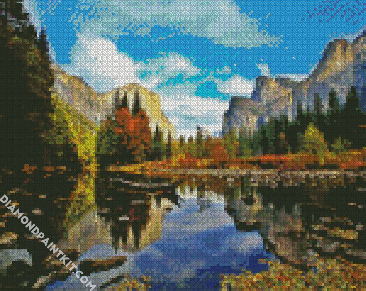 Yosemite National Park Wolf Diamond Painting Kits Full Drill – OLOEE