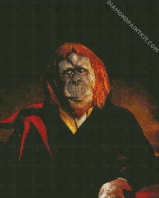Vintage Orangutan diamond painting