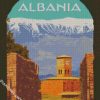 Albania Poster diamond painting
