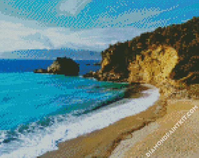 Albania Seascape diamond painting