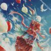 Anime Girl Balloons diamond painting