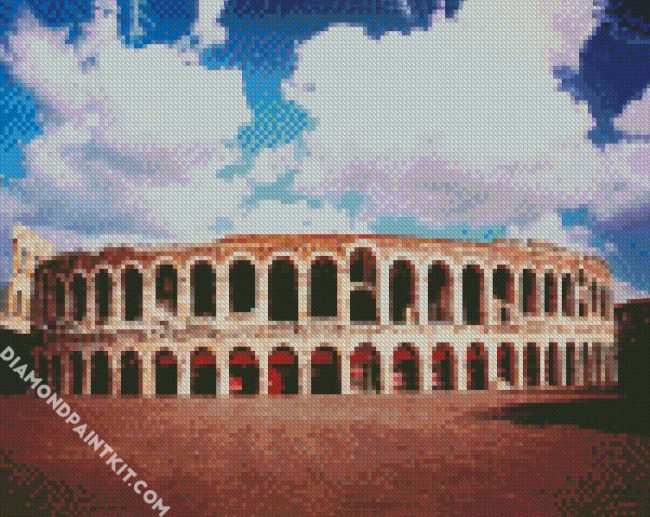 Arena Amphitheatre Verona diamond painting