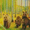 Bears Family diamond painting