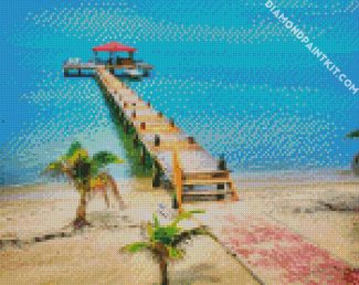 Belize Island Seascape diamond painting