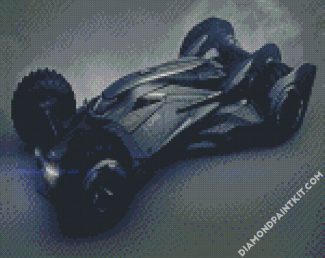 Black Batmobile Car diamond painting