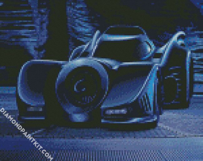 Black Car Batmobile diamond painting
