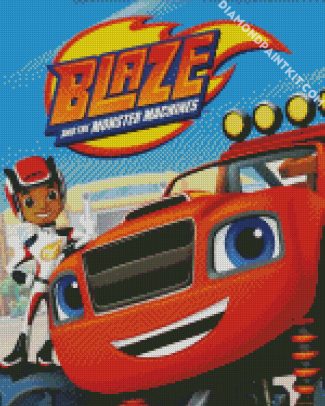 Blaze And The Monster Machines Movie diamond painting