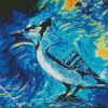 Blue Jay Bird Art diamond painting