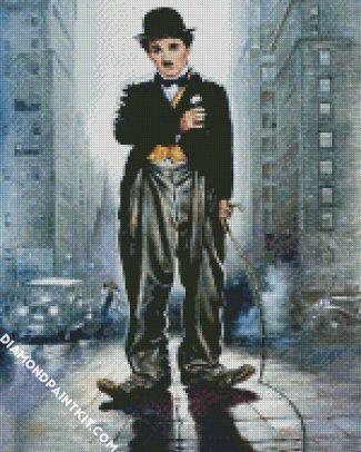 Charlie Chaplin diamond painting