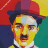 Charlie Chaplin Pop Art diamond painting