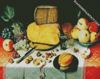 Cheese And Fruits diamond painting