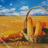 Corn Basket diamond painting