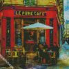 French Cafe diamond painting