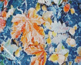 Frost Leaves diamond painting