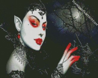 Gothic Vampire diamond painting