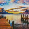Guatemala Lake Atitlan At Sunset diamond painting